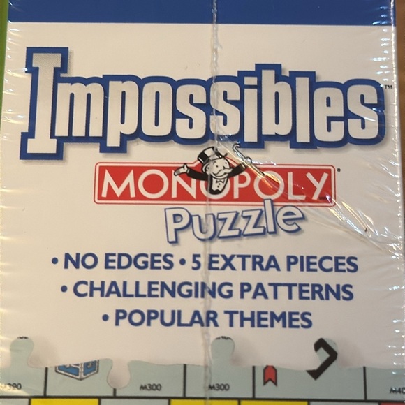 NWT Hasbro Bepuzzled University Games Impossibles Monopoly Puzzle 750pc Ages 12+ - Picture 9 of 14